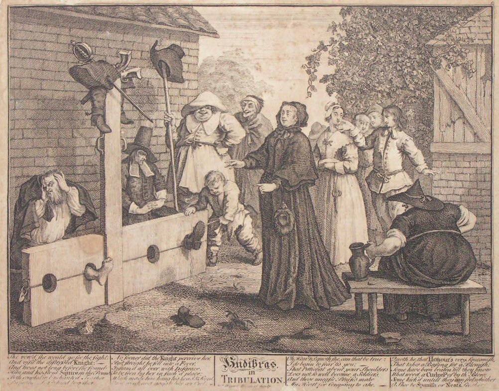 Print - Hudibras in Tribulation - Hogarth